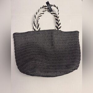 Rachel Zoe Black Woven Tote Bag – Brand New with Tags